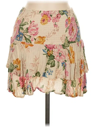 Pre-owned Auguste Casual Skirt In White