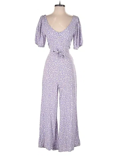 Pre-owned Auguste Jumpsuit In Purple