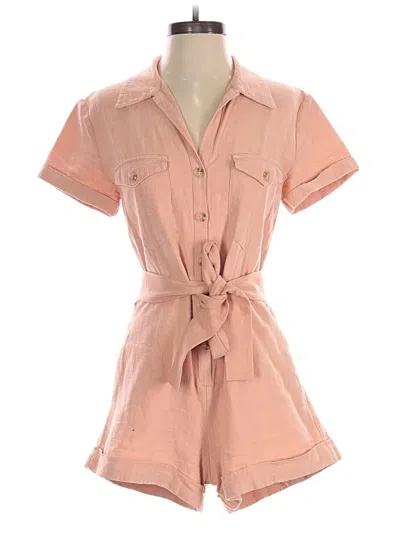 Pre-owned Auguste Romper In Pink
