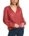 Auguste Sasha Blouse In Red