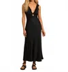 Auguste The Label Aida Midi Dress In Black In Black