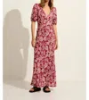 Auguste The Label Pamela Midi Dress In Magenta In Pink