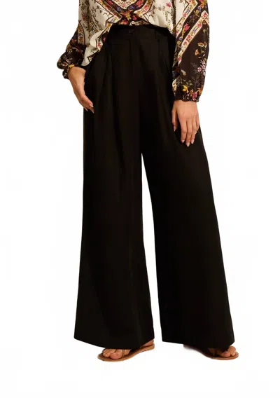 Auguste The Label Rune Pant In Black In Animal Print