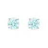 Augustine Jewels Women's Silver / Blue Sky Blue Topaz Large Stud Earrings In Multi