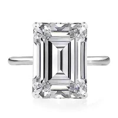 Augustine Jewels Women's White Topaz Ring