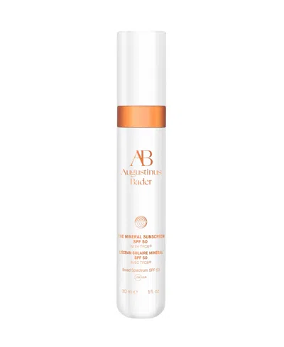 Augustinus Bader The Mineral Sunscreen Spf 50, 1.01 Oz. In Transparent