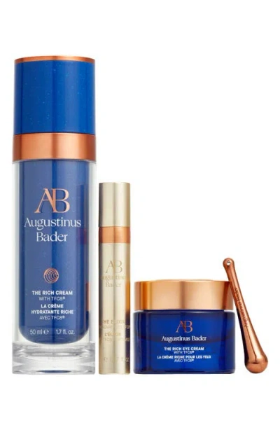 Augustinus Bader The Rich Rejuvenation Trio $530 Value In Transparent