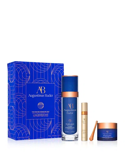 Augustinus Bader The Rich Rejuvenation Trio Skincare Gift Set In Blue