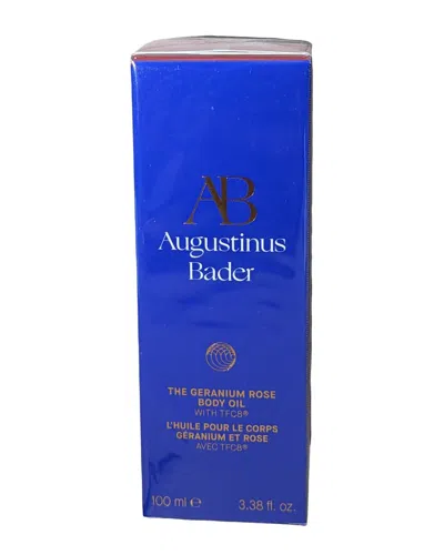Augustinus Bader Unisex 3.38oz The Geranium Rose Body Oil In Blue