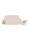 Augustnoa Fanny Pack Crossbody Bag In Cream