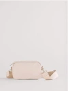 Augustnoa Fanny Pack Crossbody Bag In Cream