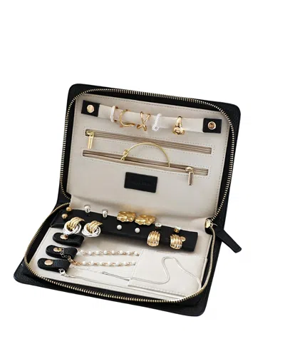 Augustnoa Travel Jewelry Organizer In Black