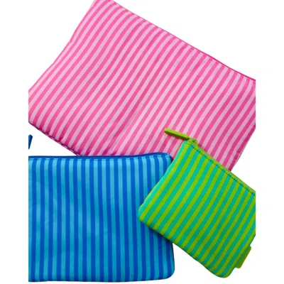 Augustnoa Women's Jenna Palek Pouch Set In Multi