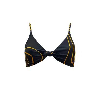 Aulala Paris Women's Aulala X Frost - Emerging From Dream Knotted Top - Black
