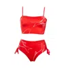 Aulala Paris Women's Aulala X Lorieux - Art Printed Bikini Set - Cannes - Red In Red