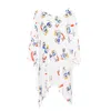 Aulala Paris Women's Aulala X Percheye Art Prints Beachwear Kaftan- Mille-feuille - White In White