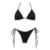 Aulala Paris Women's Black The Pearl & Shell - Midnight - Golden Triangle Bikini