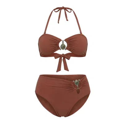 Aulala Paris Women's Brown The Echo Stone – Amber