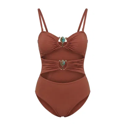 Aulala Paris Women's Brown The Muse Line – Amber