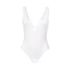 Aulala Paris Women's Miss Charming One-piece Swimsuit - White In White