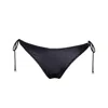 Aulala Paris Women's Miss Enthusiastic Shiny Bikini Bottom - Black In Black