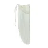 Aulala Paris Women's The Siren's Veil - Sheer Beach Pareo With Seashell White