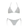 Aulala Paris Women's White The Moondrop - Daylight - Reversible Triangle Bikini In White