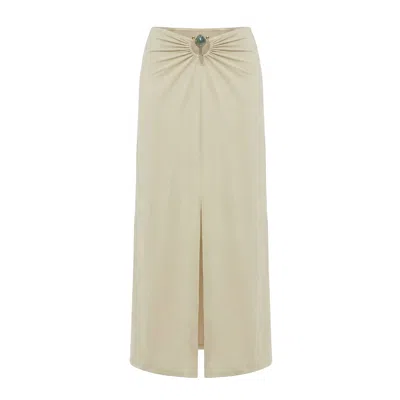 Aulala Paris Women's White The Muse Drape – Moonstone