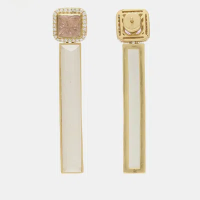 Pre-owned Aulerth X Jj Valaya Amelia Drop Earrings