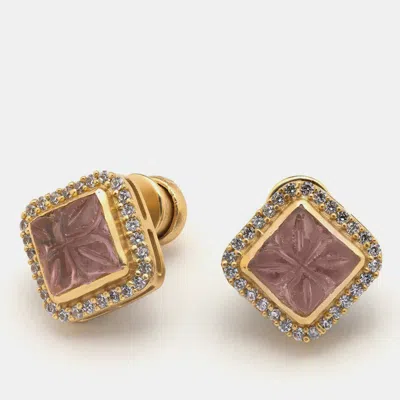 Pre-owned Aulerth X Jj Valaya Amelia Miniature Studs