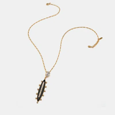 Pre-owned Aulerth X Shivan & Narresh Numisma Oblong Necklace