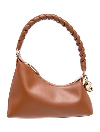 Pre-owned Aupen Interlocking Cc Shoulder Bag In Brown