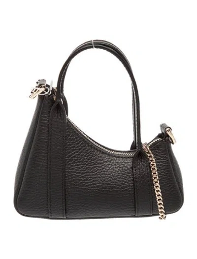 Pre-owned Aupen Leather Hobo W/ Tags In Black