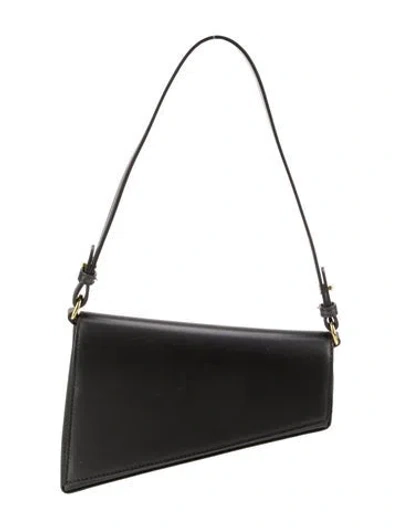 Pre-owned Aupen Leather Purpose In Black