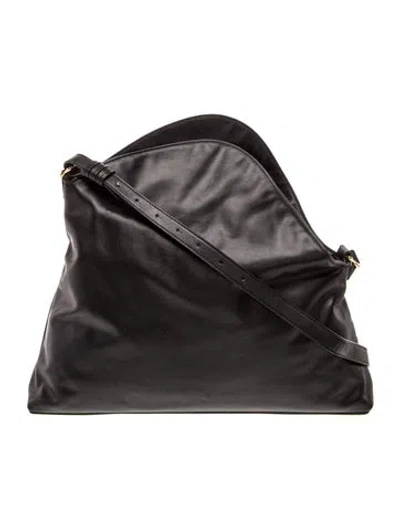 Pre-owned Aupen Leather Shoulder Bag In Brown