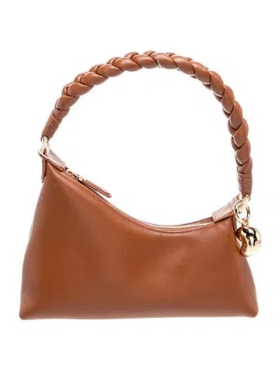 Pre-owned Aupen Leather Shoulder Bag In Brown