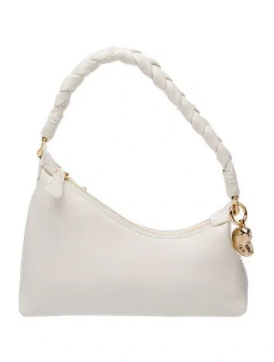 Pre-owned Aupen Leather Shoulder Bag In Neutral