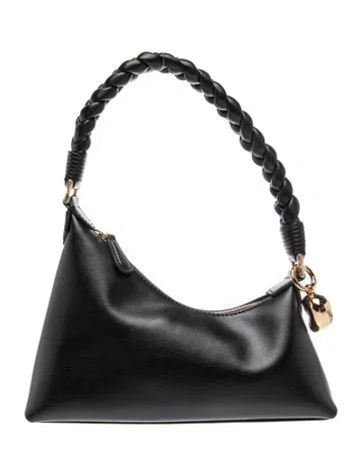 Pre-owned Aupen Leather Shoulder Bag W/ Tags In Black