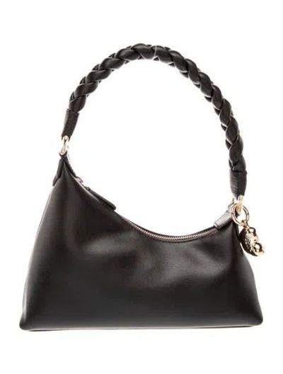 Pre-owned Aupen Leather Shoulder Bag W/ Tags In Black