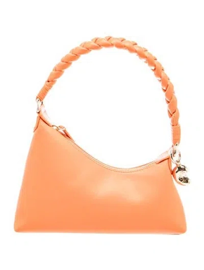 Pre-owned Aupen Leather Shoulder Bag W/ Tags In Orange