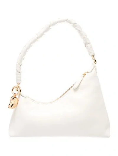 Pre-owned Aupen Leather Top Handle Bag W/ Tags In Neutral
