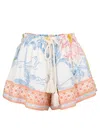 Aur Ocea Drawstring Short Alcio In Blue