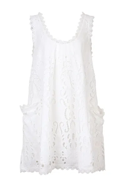 Aur Ocea Lace Swing Mini Merletti In White