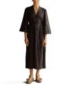 Aur Ocea Ricamo Tunic Dress In Black