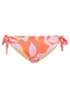 Aur Ocea Tie Bikini Pant Brasile In Orange