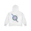 Aura & Co Women's Blue Soul Hoodie White In White