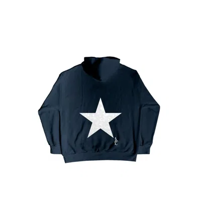 Aura & Co Women's Blue / White Sydney Hoodie In Multi