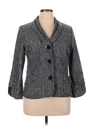 Pre-owned Aura Blazer Jacket In Gray