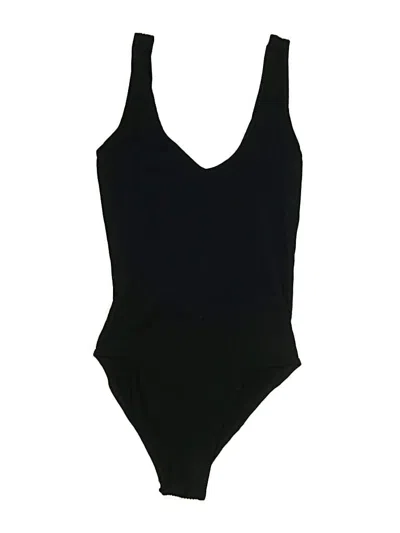 Pre-owned Aura Bodysuit In Black