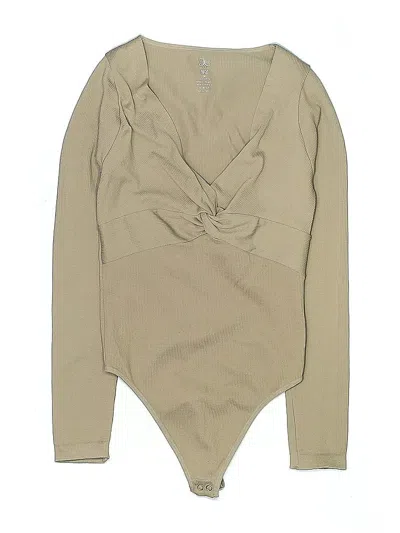 Pre-owned Aura Bodysuit In Brown